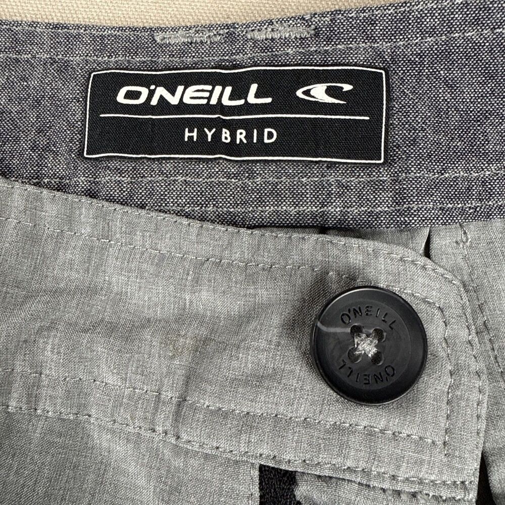 O'Neill Hybrid Shorts Mens Gray Boardshorts Swim Trunk Hyperdry Stretch Walk - Picture 3 of 13